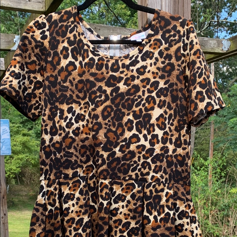 Lularoe Amelia Leopard print. RARE!